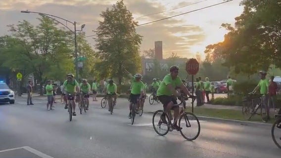 Pedaling for a cause: Massive Chicago bike ride supports kids with cancer