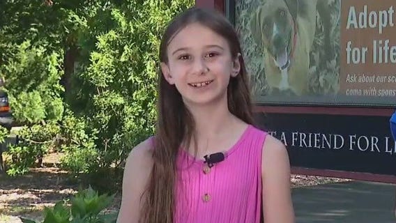 11-year-old Maya turns birthday into mission to help homeless pets