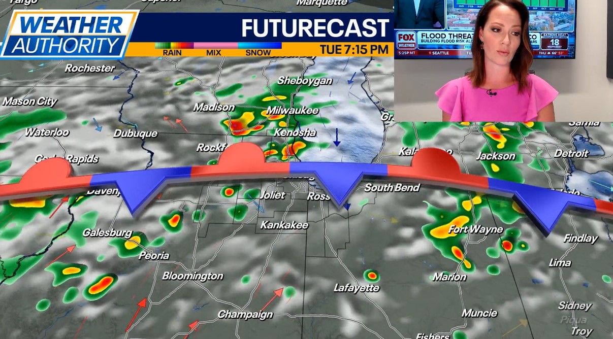 Chicago weather: On and off storm chances expected through the week