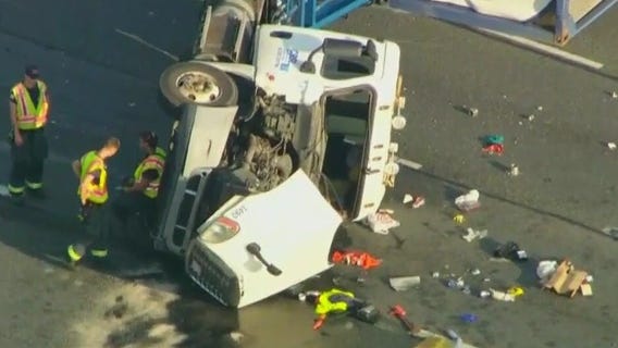 Hazmat spill on Stevenson Expressway at County Line Road