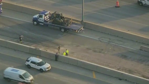 Deadly semi rollover causes delays on Kennedy Expressway