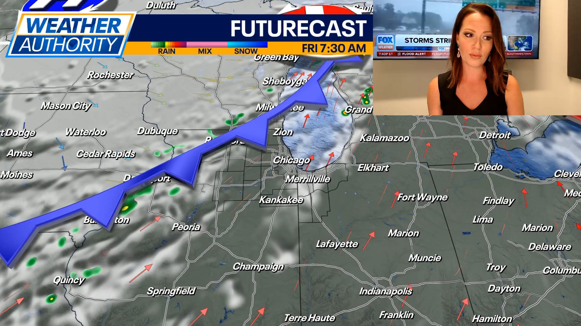 Chicago weather: Slightly cooler temperatures coming tomorrow