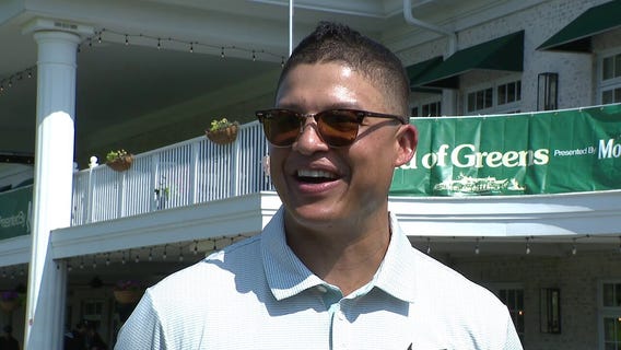 Will Venable talks at the White Sox Field of Greens golf outing