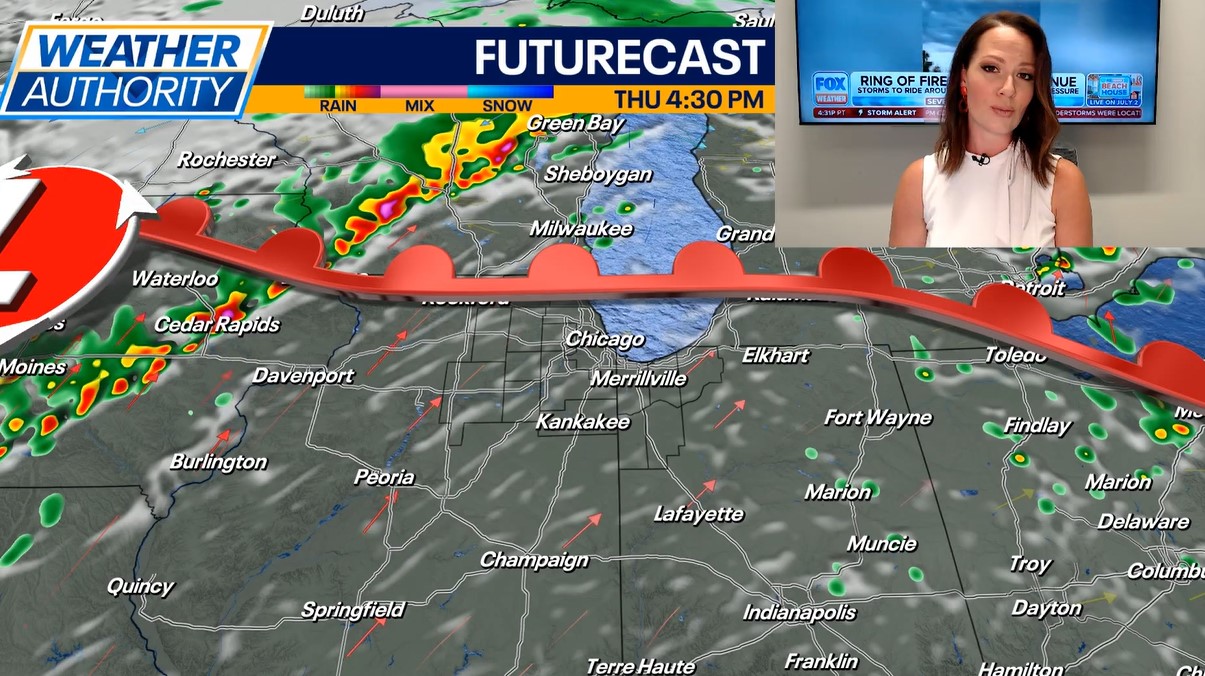 Chicago weather: Temperatures return to the 90s areawide on Thursday