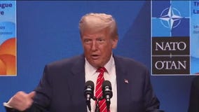 Trump heads home from NATO Summit, declares Iran strikes a success