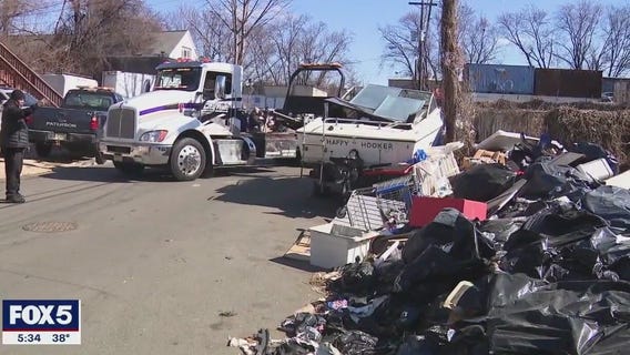 Illegal dumping includes garbage, boats on Paterson, NJ streets
