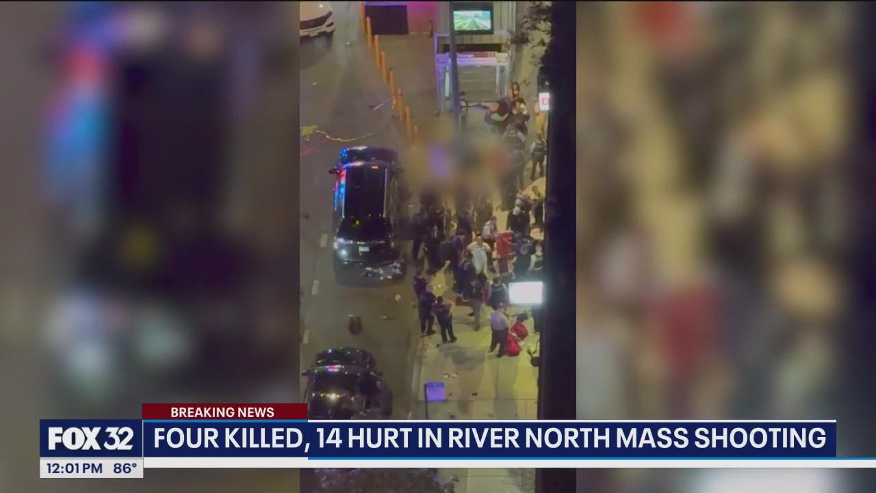 Chicago mass shooting: 4 killed, 14 others hurt in River North