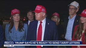 Trump says he's ready to send tariff letters