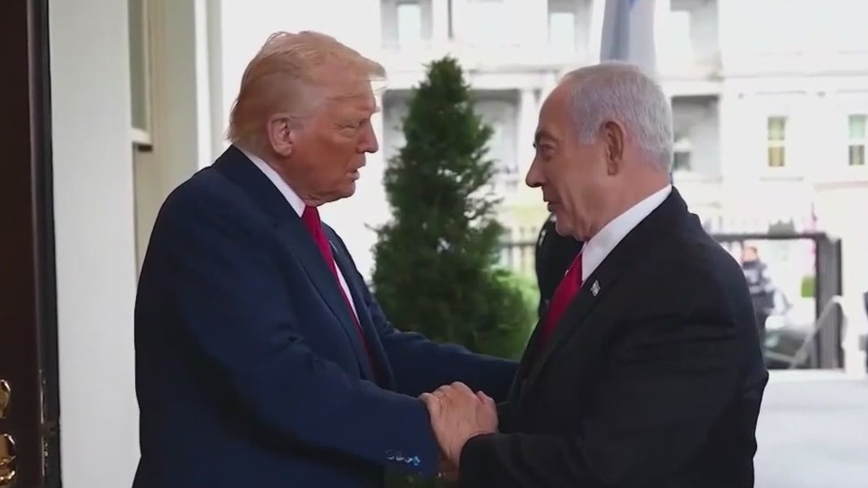 Trump meets with Israeli prime minister at White House