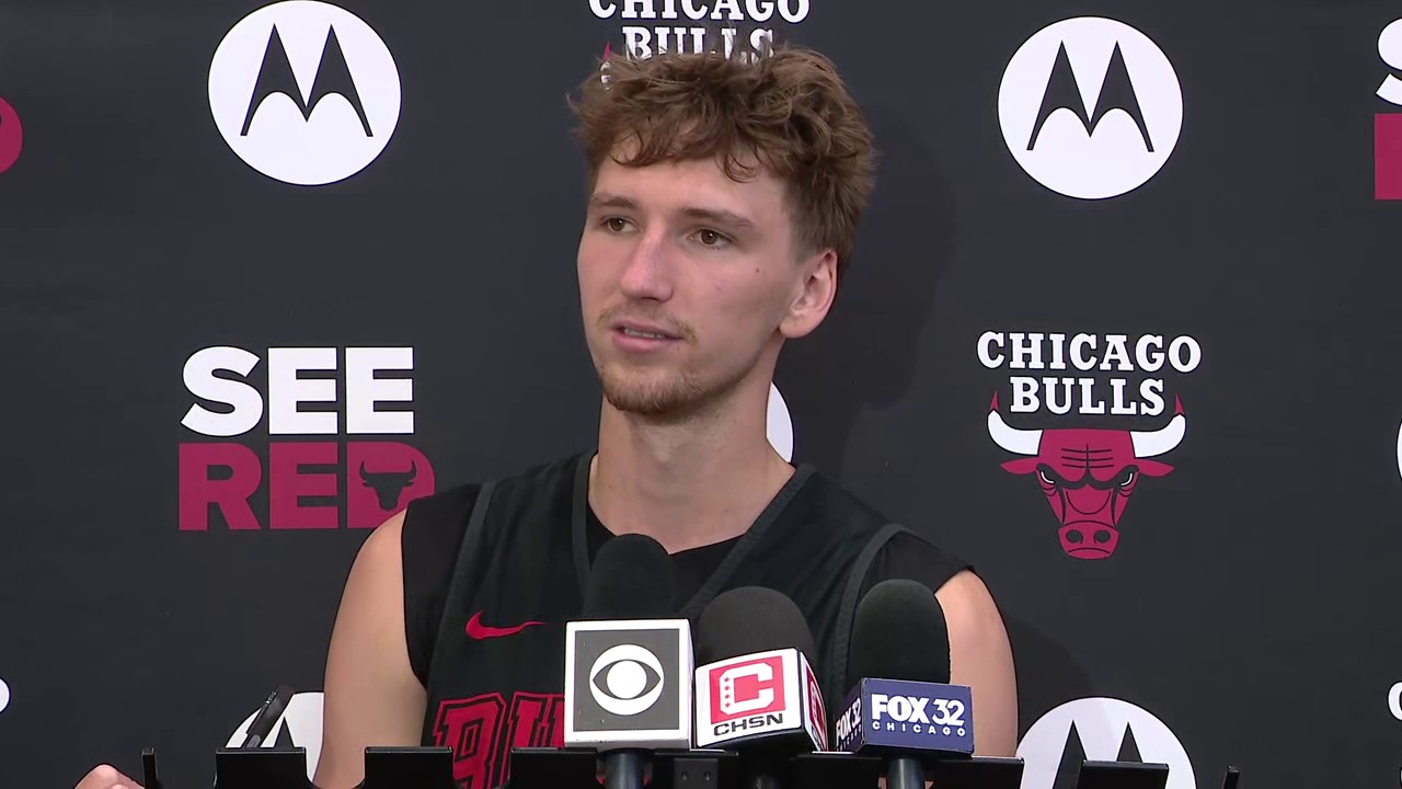 Chicago Bulls forward Matas Buzelis talks NBA Summer League & Bulls rookies