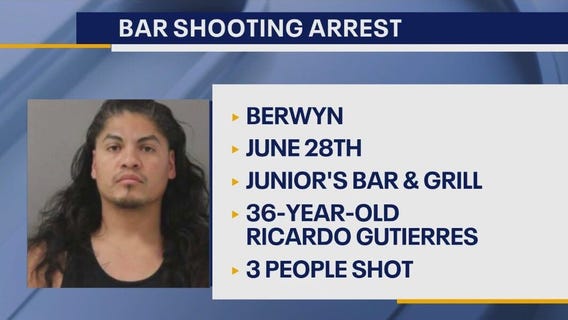 Chicago man charged in Berwyn bar shooting that wounded 3