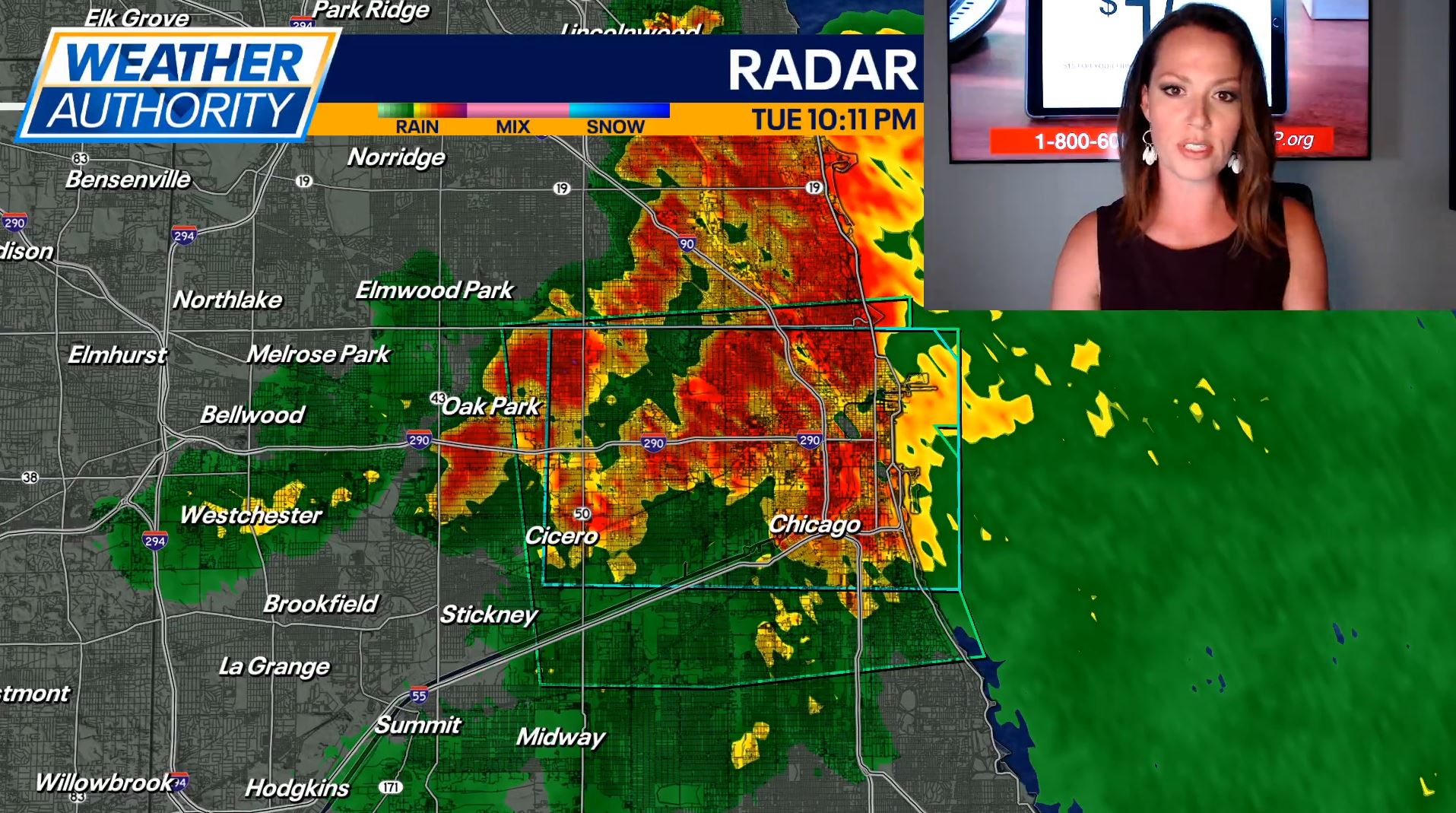 Chicago Weather: Flash flooding in parts of Cook County, including Chicago