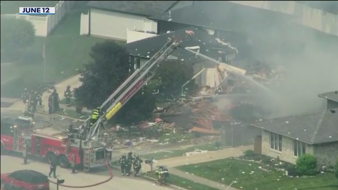Natural gas fueled home explosion in Crestwood | FOX 32 Chicago