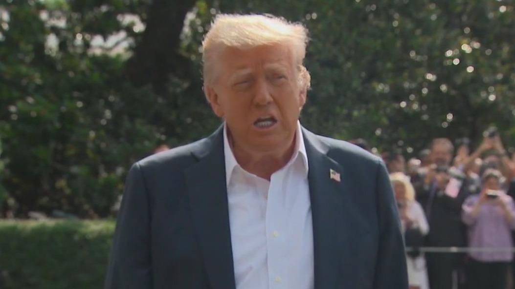 Trump speaks ahead of trip to survey flood damage in Texas