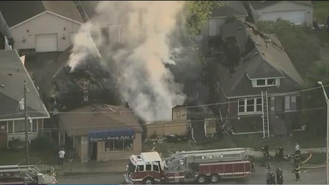 Fire in Blue Island sends 1 to hospital, cause under investigation