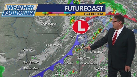 Chicago weather: Showers, storms expected overnight Friday