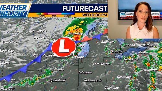 Chicago weather: Severe threat ends, much cooler Thursday ahead