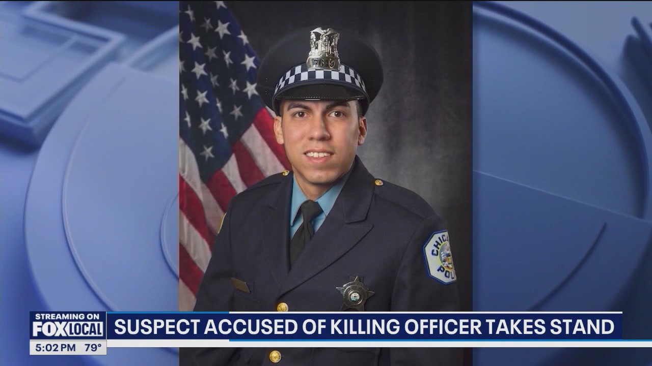 Suspect accused of killing Chicago police officer takes stand