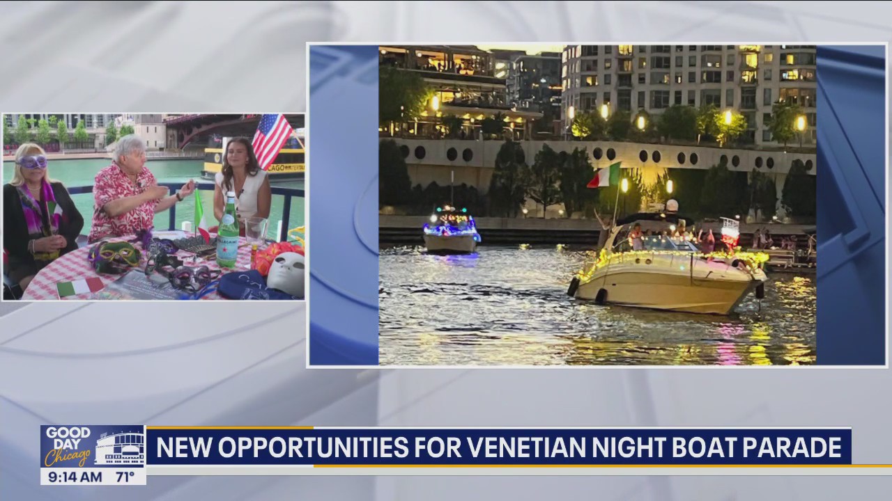 Venetian Night Boat Parade returns to the Chicago River this weekend