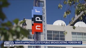 Senate approves cuts to public broadcasting, foreign aid