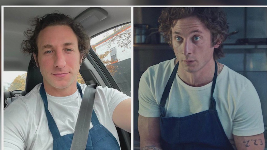 Jeremy Allen White lookalike hosts surf & turf party at Fogo de Ch?o