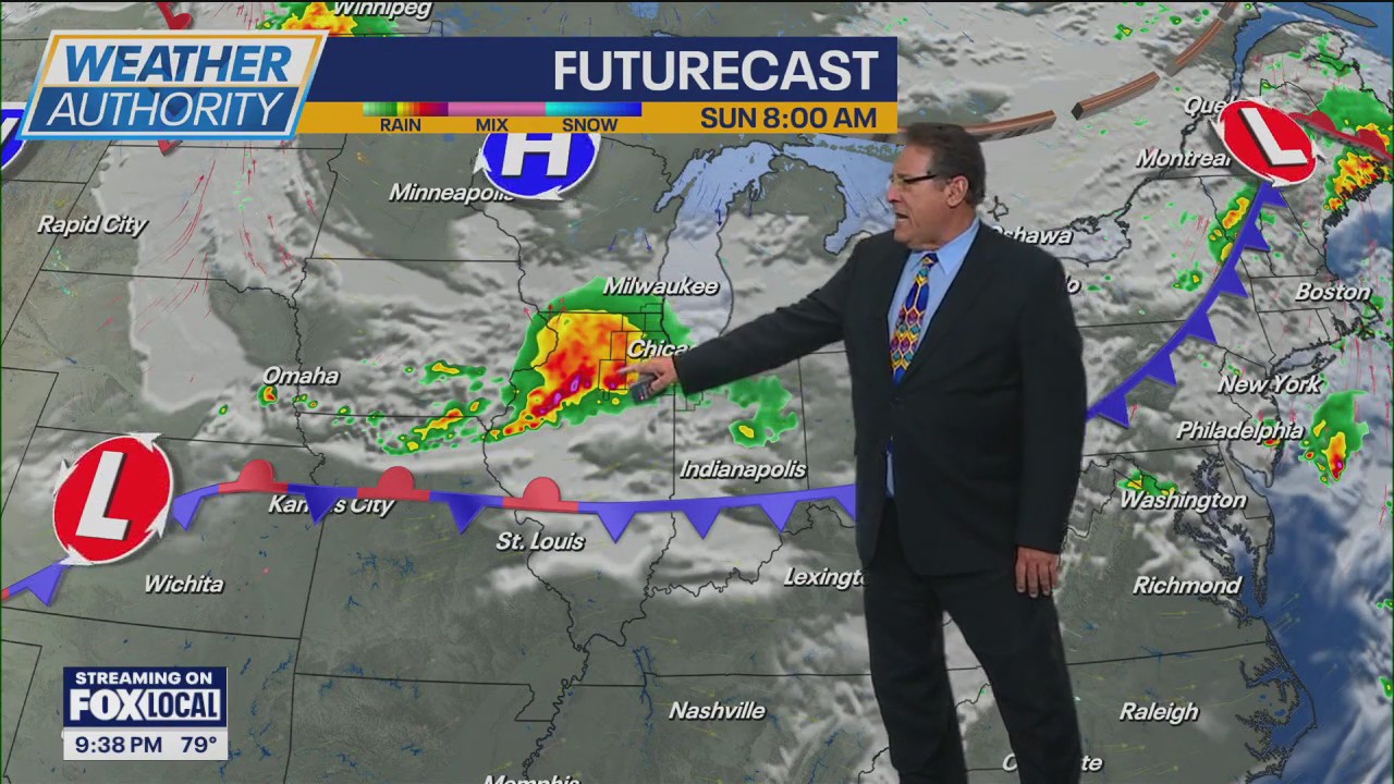 Chicago weather: More rain coming on Sunday | FOX 32 Chicago