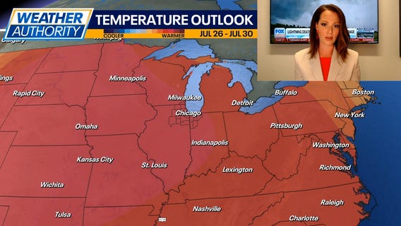 Chicago weather: Triple digit heat index values expected by midweek