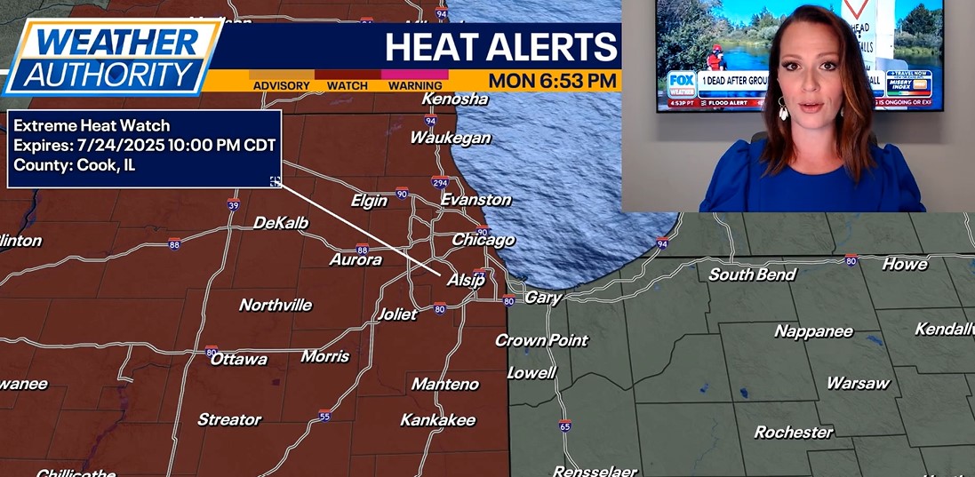 Chicago weather: Dangerously hot weather returns this week