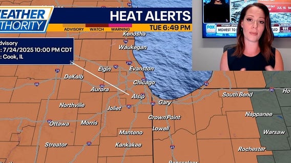 Chicago weather: Heat Advisory will go into effect Wednesday morning