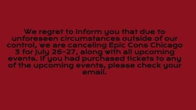 Epic Cons Chicago 3 abruptly canceled just 1 week before opening | ChicagoNOW