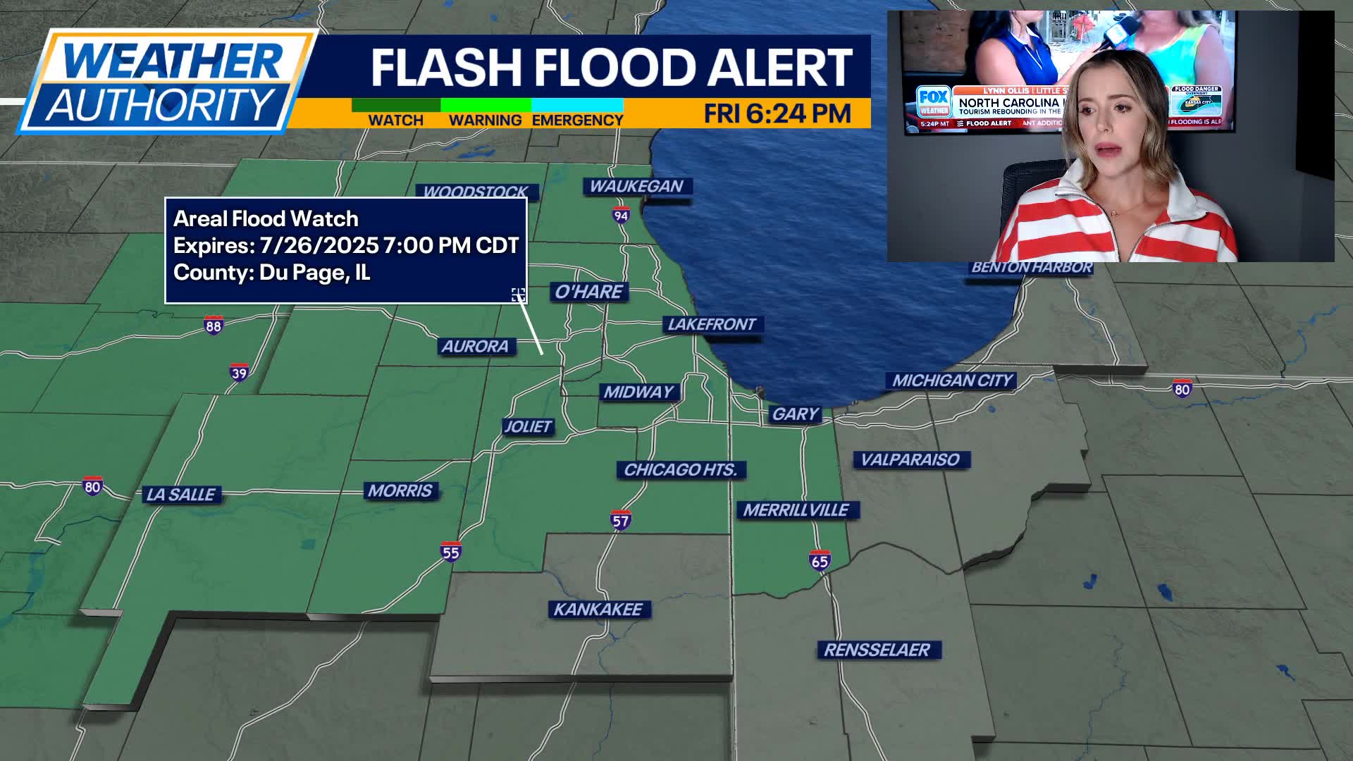 Chicago weather: Flood watch active into Saturday