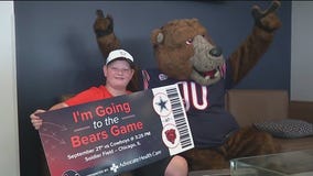 Bears fan?s dream day comes true at training camp