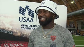 Hall of Famer Devin Hester reunites with Bears at training camp