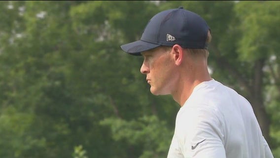 Chicago Bears in pads for first time this training camp