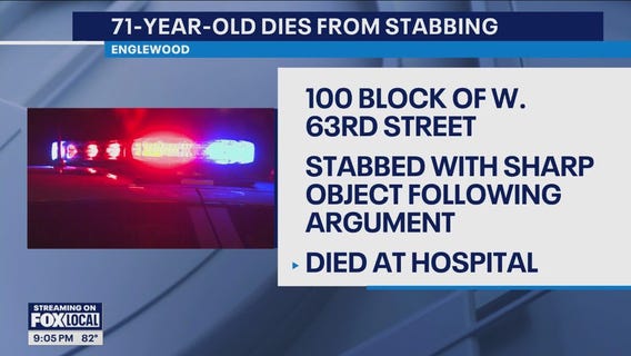 71-year-old man dies from stabbing in Englewood