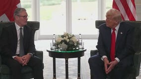Trump talks trade deals and Gaza crisis in meeting with UK prime minister