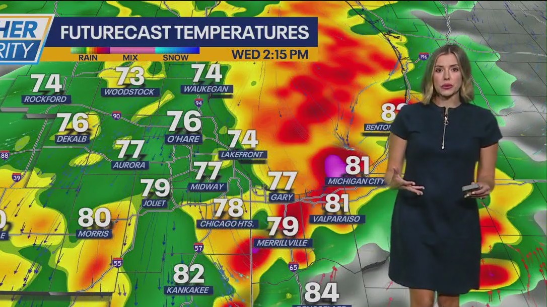 Chicago Weather: Tracking rain and storm chances for your Wednesday
