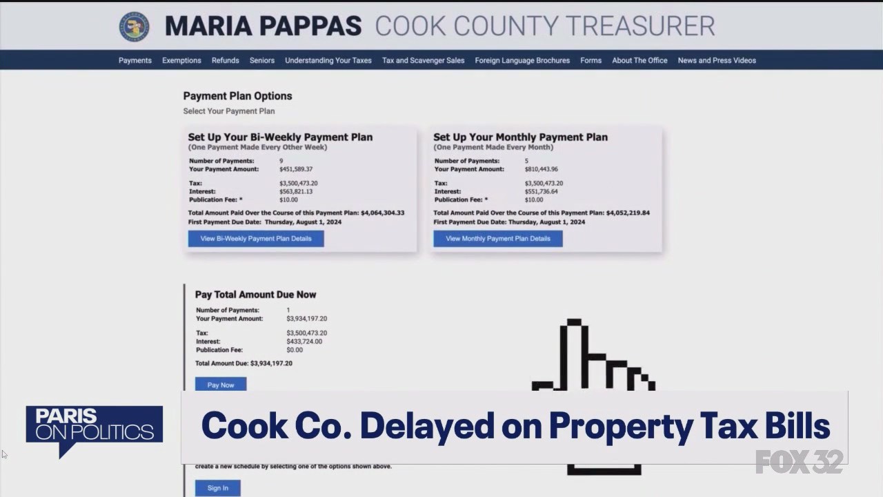 Paris on Politics: Cook County delayed on property tax bills