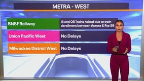 Freight train derailment stops Metra BNSF trains