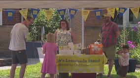 Lemonade stand raises money for childhood cancer research