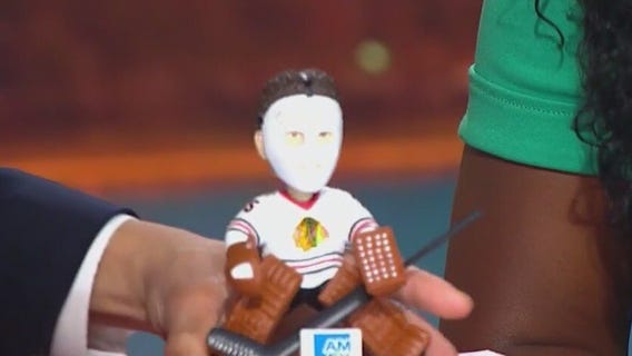 Blackhawks bobblehead unveiled on Good Day Chicago