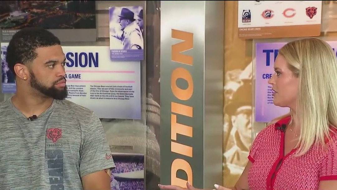 Cassie goes 1-on1 with Caleb Williams | Chicago Bears Pregame