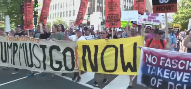 Nationwide 'Fight the Trump Takeover' rallies