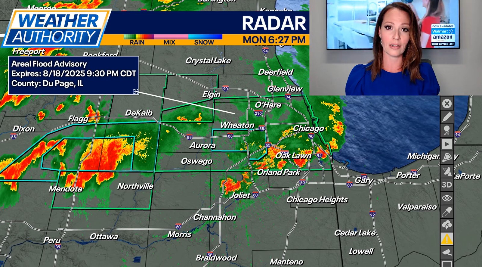 Chicago weather: Flooding concerns will linger through tonight