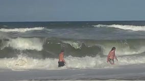 Hurricane Erin churns offshore, triggers evacuations and dangerous surf in North Carolina