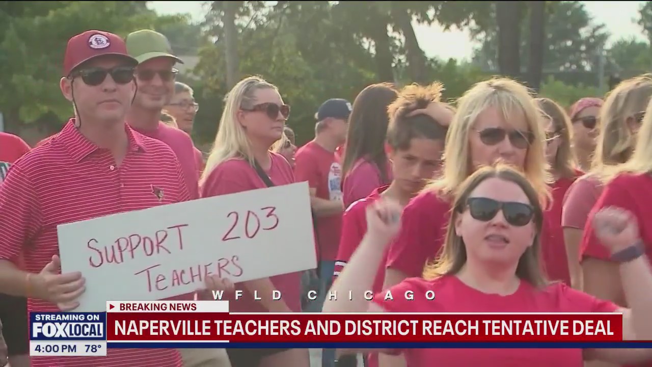 Naperville teachers and district reach tentative deal | FOX 32 Chicago