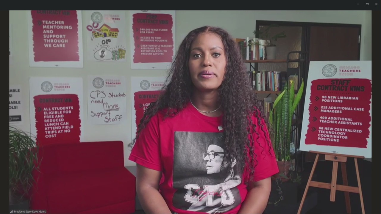 CTU president Stacy Davis Gates talks CPS budget