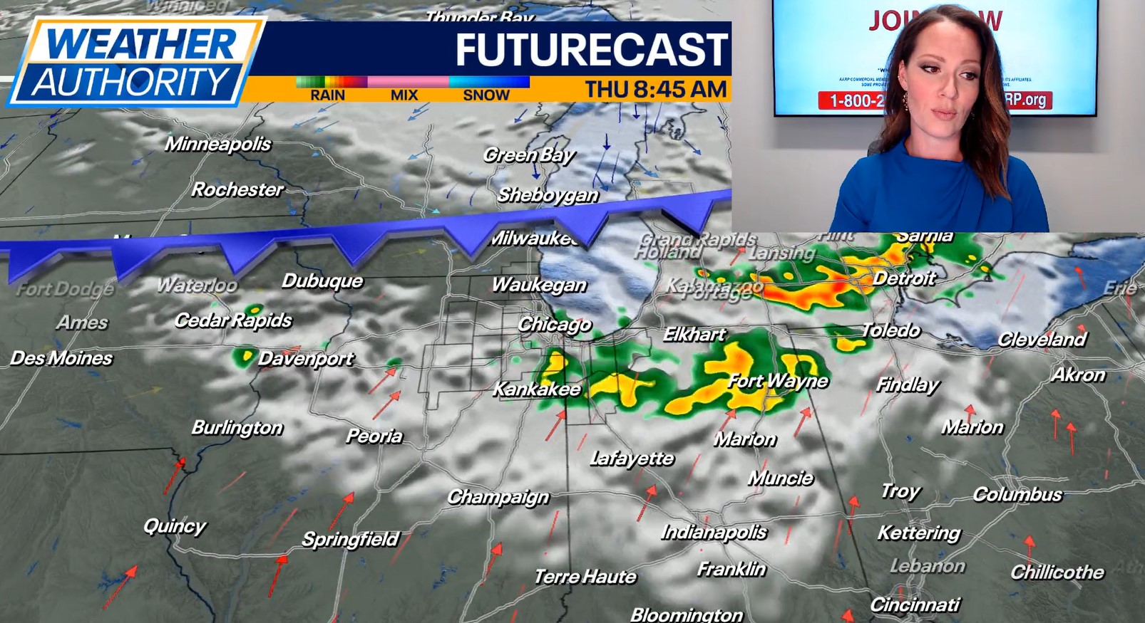 Chicago weather: Showers and storms expected to return as cold front moves in