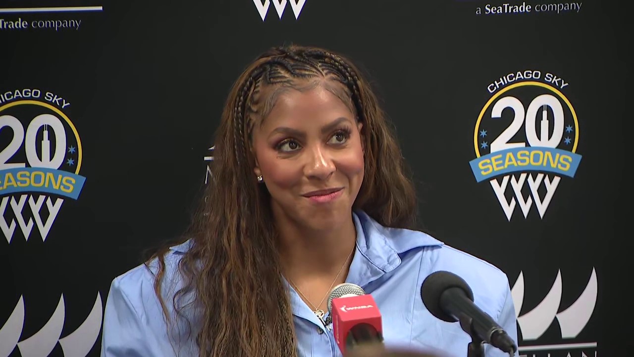 Full press conference: Candace Parker speaks before her Chicago Sky jersey retirement