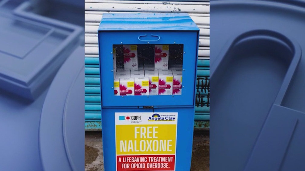 Chicago installs Narcan newsstands to combat opioid overdoses